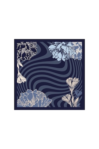 Sisley Flora Bandana/fular -2016-47 47 Lacivert