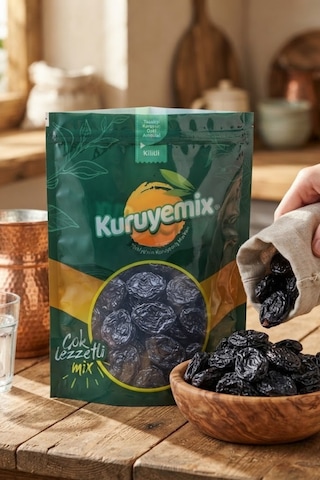 Doğal Kuru Siyah Erik - Katkısız, Şifa Kaynağı Ve Taptaze Seçenek 1kg