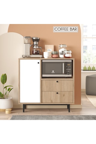 Mocha Kahve Köşesi Çok Amaçlı Dolap Mutfak Dolabı Ma1-sw