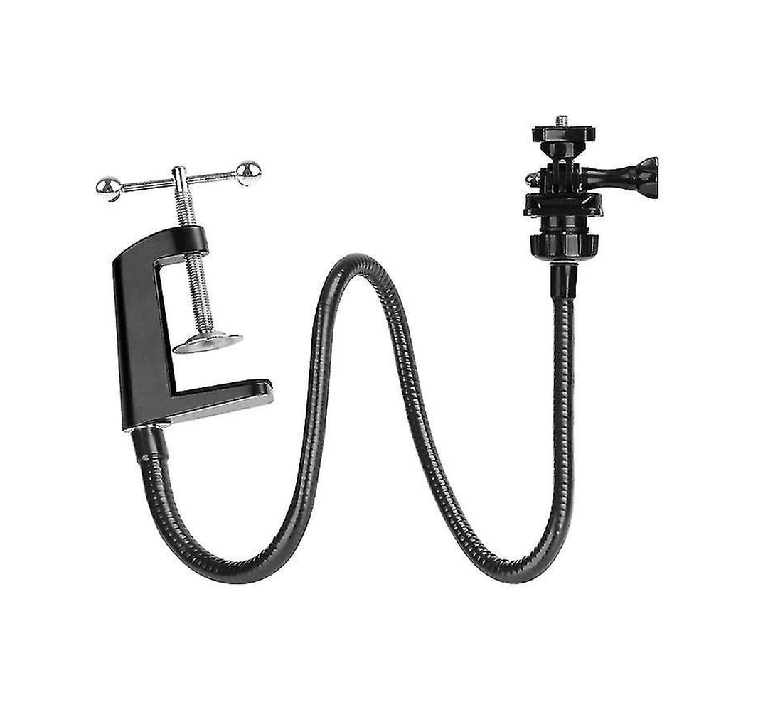 Moveevo Web Kamerası Ayaklığı, Brio 4k/c925e/c922x/c922/c930e/c930/c920 Uyumlu, 360 Derece Ayar, 5.2 Cm Maksimum Kalınlıkta Masa Tutucu, 40 Cm Uzunluk, 0.5 Kg Yük Kapasitesi