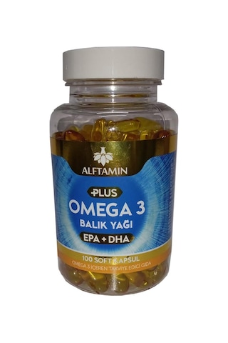 Alftamin Omega 3 Epa+Dha Takviye Edici Gıda 100 Kapsül