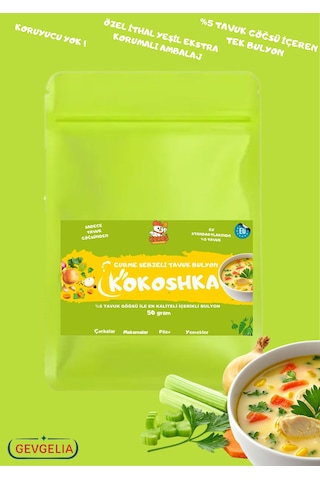 Gevgelia Kokosh %5 Tavuk İçeren Tavuk Bulyon 50 G