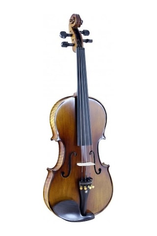 Swing Sv-444 Mat Cila Komple Abanoz Aksamlı-4/4 Tam Boy Keman Set