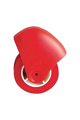 Youmex Pastane Aletleri: İki Desenli Taneli Ve Telli Pasta Kenar Dekoratörü, Plastik Malzeme, Yıkama Kolay, Hamur Şekillendirici Kırmızı, Beyaz