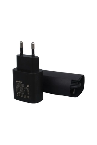 Weko Wk-27877 Note10 Siyah 25 Watt Şarj Başlık Adaptörü + Type-c To Type-c Kablo Diğer