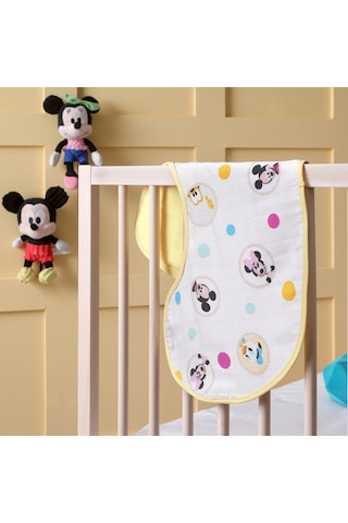 Disney Mickey Pamuk Lisanslı Müslin Omuz Bezi Çok Renkli