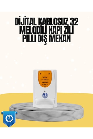 Kablosuz Kapı Zili Düzenli Ve Konforlu Yaşam Alanları İçin