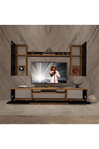 Decoraktiv Trendstyle 5ds Mdf Tv Ünitesi Tv Sehpası Pera - Siyah