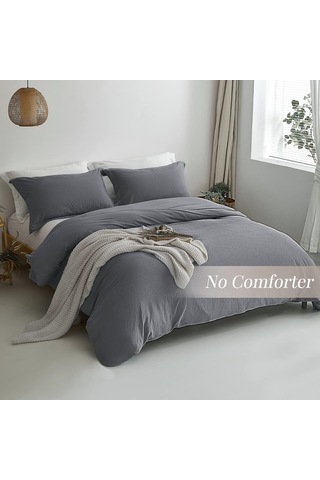 Pamuklu Tek Kişilik Nevresim Takımı Çarşaflı Runforce Düz Renk