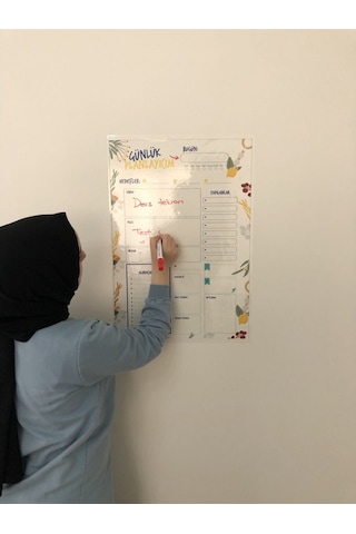 Günlük Planlayıcı Yazı Tahtası Akıllı Kağıt Tahta Planner Tutunab