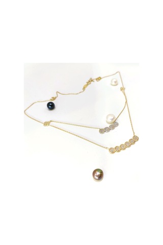 Altın Ürünler İkili Kolye 14 Ayar