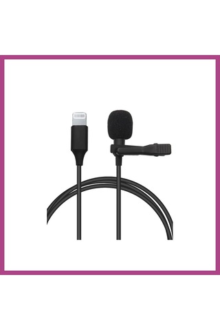 Gees Global Lightning 2 Metre Double Mikrofon - Siyah Gbzs