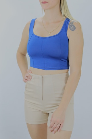 Lukas Micro Parçalı Crop İndigo - Lks2022.25-9062127220755 İndigo