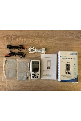 Roovjoy Şarj Edilebilir Tens Ems Masaj Cihazı 4 Pedli