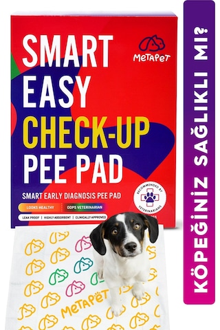 Metapet Renk Değiştiren Akıllı Köpek Çiş Pedi 2 Adet Sağlık Bezi