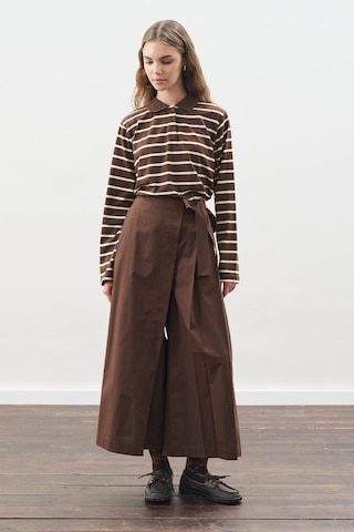 Etek Görünümlü Pantolon Kahverengi Kahverengi