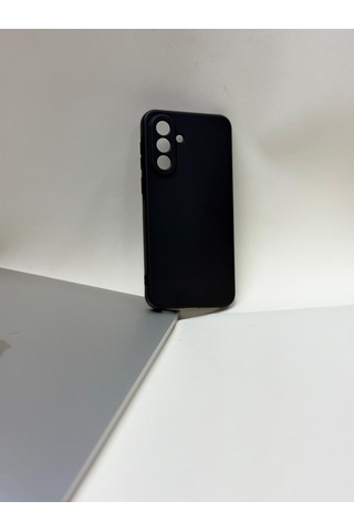 Samsung Uyumlu Galaxy A37 İçi Kadife Lansman Silikon Kılıf Tarz Ve Maksimum Koruma Bir Arada Siyah