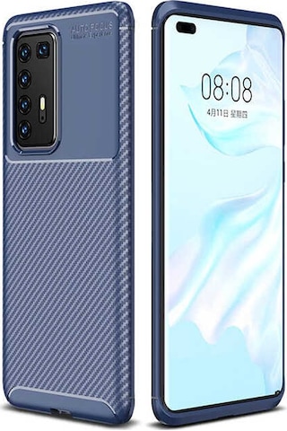 Huawei P40 Pro Kılıf Zore Negro Silikon Kapak Kahverengi