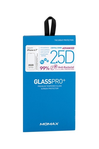 Glass Pro+ 2.5D Full Cover Apple Uyumlu iPhone 12 Pro Max Ekran Koruyucu