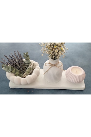 Taş Tozu İle Üretilmiş Set Tütsülük