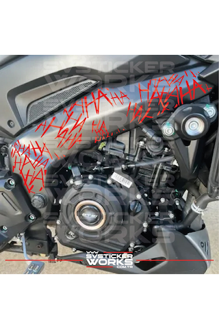 Haha Sticker Motor Araba Dekorasyon Sticker Evrensel 50 Adet 1 Paket 68193709