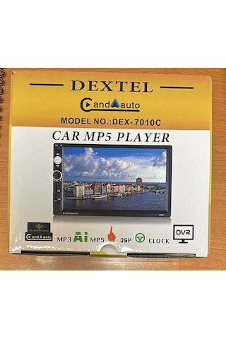 Dextel Dex-7010c 7'' Mp4 Bluetooth Usb Geri Görüş Kameralı Oto Teyp