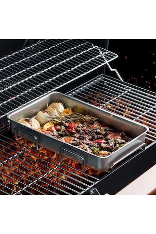 Luxchef Izgara Tavası / Paslanmaz Çelik