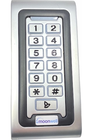 Moonwell MW350IN Inox Şifreli Kartlı Geçiş Cihazı Keypad Kart Okuyucu