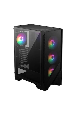 Msı Mag Forge 120a B65 Temperli Cam 6x120mm Auto Rgb Fan 650w Bronz Atx Gamıng Kasa