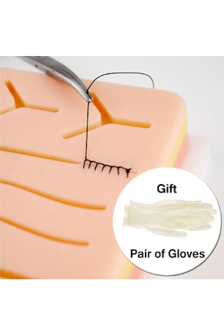 Cerrahi Sütür Dikiş Atma Pedi Eğitim Seti