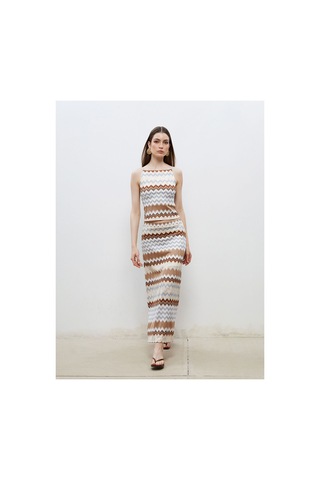 Lc Waikiki Alıta Cıty Farkıyla Soulife Ekru Desenli Uzun Kadın Etek Ekru - 931508415 Ekru