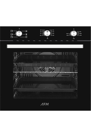 Afm Tech Black Turmalin Plus FM7600B-FM2200B-FM3400B 3'lü Kumandalı Cam Ankastre Set