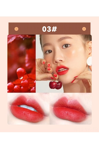 Vkemall Çok Renkli, Uzun Süre Dayanıklı Ve Mat Bitişli Ruj Seti - Her An İçin İdeal Hediyelik