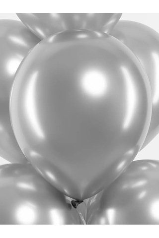 Riota Parti İçin Krom Balon Seti 100 Adet 244024827 GRİ