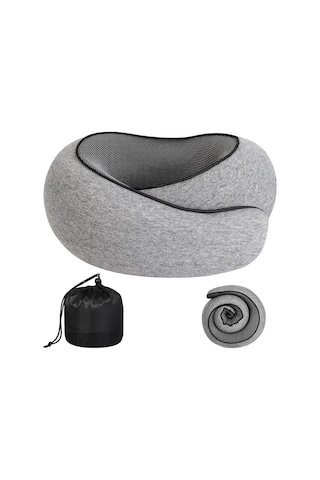 Visco Planet Ortopedik Spiral Boyun Destekli Seyahat Yastığı%100 Ortopedik Visko Genel