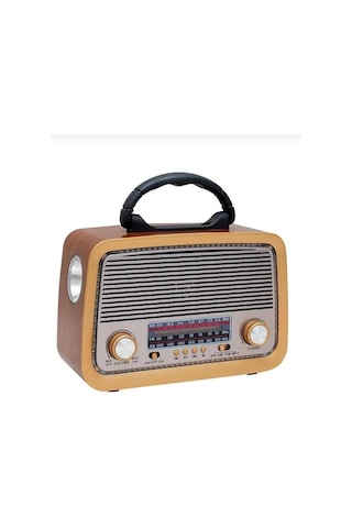 301 Eskitme Nostalji Tasarımlı Bluetoothlu Nostalji Radyo Fm-sd Kart-aux Nstj000002001