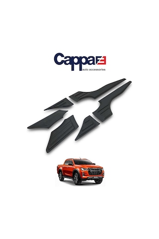 Cappafe Isuzu D-Max 2021- Yarasa Yan Kapı Kaplama 6 Prç. N11.98