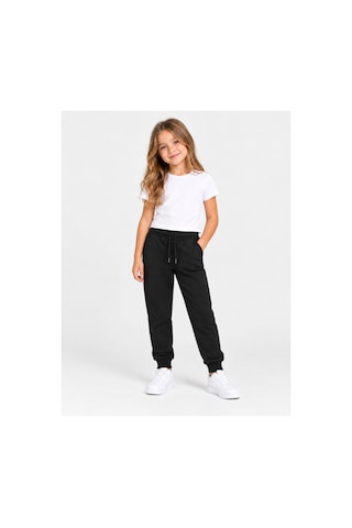 Eray Alp Kids Unisex Çocuk Siyah Jogger Eşofman Altı Günlük Rahat Kombin