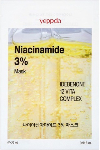 Yeppda %3 Niacinamide İçeren Aydınlatıcı Kağıt Maske Yeppda Niacinamide %3 Mask 27 ML