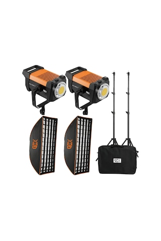 Gdx Exc-600c Iı Video Ve Fotoğraf İkili Sürekli Işık Set
