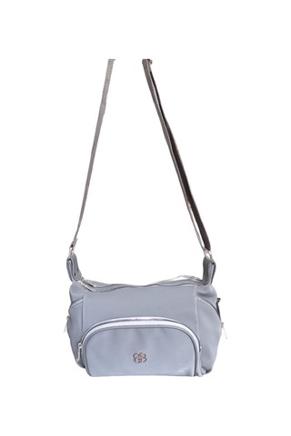 Mygeppetobag Suni Deri Bayan Çapraz Çanta -omuz Çantası Gri