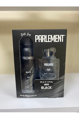 Parlement Black Erkek Parfüm EDP 50 ML + Black Erkek Sprey Deodorant 150 ML