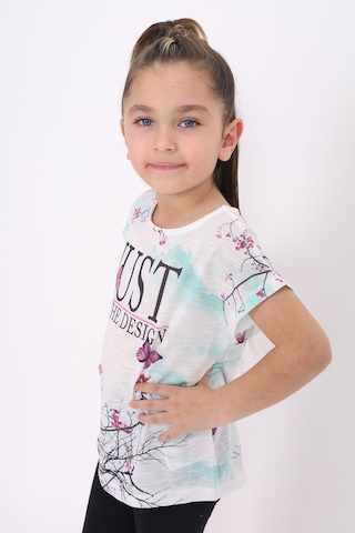 Toontoy Kids Toontoy Kız Çocuk Dijital Baskılı Tişört Mint Yeşili