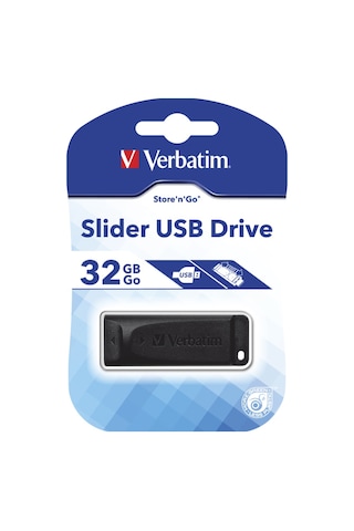 Verbatim Store N Go Slider 98697 32 GB Usb 2.0 Flash Bellek