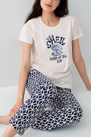 Arnetta Kadın Krem Pijama Takım Ar3661-s-v1 Krem