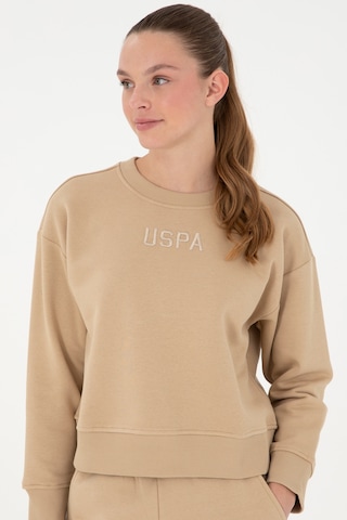 U.S. Polo Assn. Kadın Kum Bisiklet Yaka Sweatshirt 50294751-VR085