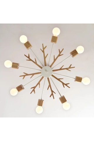 Postmodern Flake Ahşap Avize