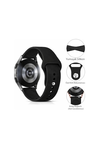 Huawei Watch Gt3 42mm / Gt2 42mm Uyumlu Yumuşak Soft Yüksek Kalite Spor Silikon Kordon