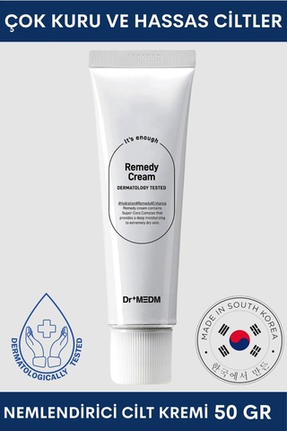 Dermal Dr+ Medm Facial Remedy Kuru ve Hassas Ciltler İçin Yüz Kremi 50 G