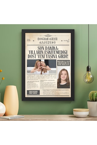 Doğum Günü Gazetesi Tablo